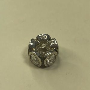 Pandora charm oval lights  CZ silver 925 ale